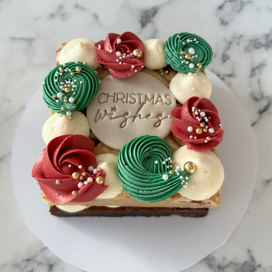 Christmas Mini Brownie Blondie Stack