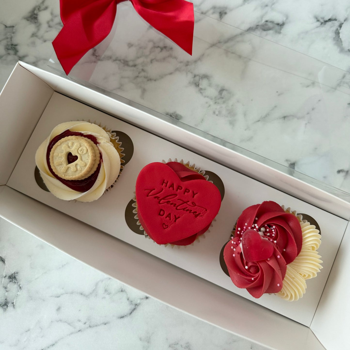 Valentines Vanilla & Jam Cupcakes