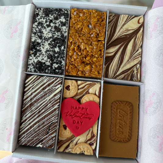 Valentines Blondie Brownie Box POSTAL