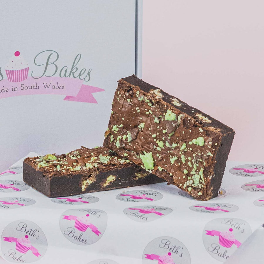 Buy Mint Chocolate Brownies - Beths Bakes