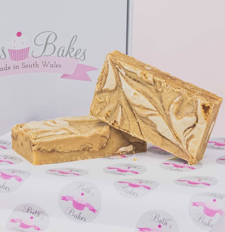 Buy White Chocolate Hazelnut Blondies - Beths Bakes